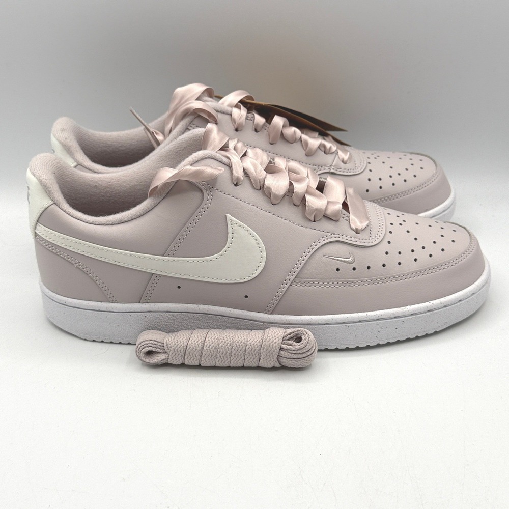 Nike Court Vision Low NN Women Size 10 Platinum Violet White HV5246-001